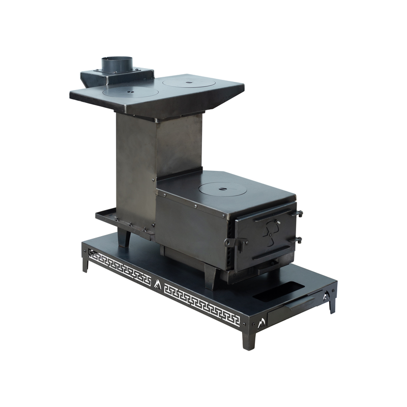 Eco-duo 1+2 triple cooking stove